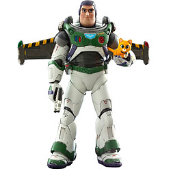 Hot toys figurine Buzz Lightyear 1/6 Deluxe Figurine de collection Lightyear - version Deluxe - yeux mobiles - 30 articulations - casque et combinaison détaillés - armes et accessoires - socle dynamique - licence Disney Pixar