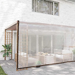 vidaXL Bâche transparente 6x8 m