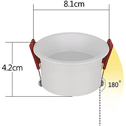 Zmh Spot LED intérieur IP44 - Blanc pas cher