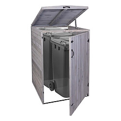 Decoshop26 cache-poubelle 1,26 x 0,98 x 0,80 m