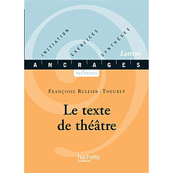 Le texte de théâtre - Occasion