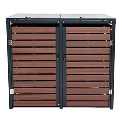 Avis decoshop26 04_0007015 - Abris poubelles 2 compartiments