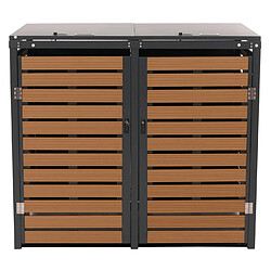 Decoshop26 cache-poubelle 1,40 x 1,02 x 1,19 m