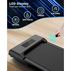 Rattantree Tapis de Marche - Noir - 1-10 km/h