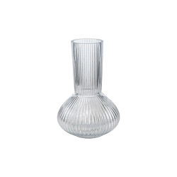 Romimex Vase - Transparent Rayures
