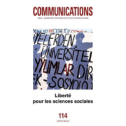 Communications, n° 114. Liberté pour les sciences sociales · Occasion 