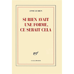 Si rien avait une forme, ce serait cela - Occasion