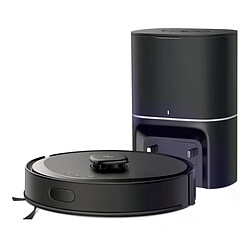 TP-Link Tapo RV30 Plus Robot Aspirateur WiFi Intelligent 4200 Pa + Station de Vidage Automatique - Balayage et Laver - Autonomie jusqu'à 180min - 3 Niveaux de Puissance - Couleur Noir