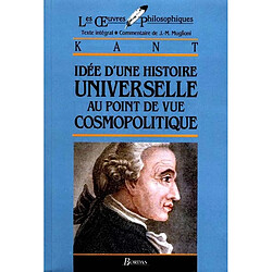 Idée d'une histoire universelle au point de vue cosmopolitique