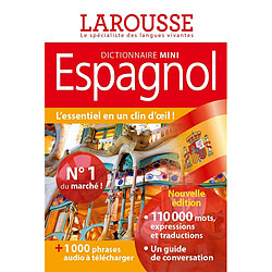 Espagnol : dictionnaire mini : français-espagnol, espagnol-français. Espanol : mini diccionario : francés-espanol, espanol-francés