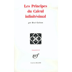 Les principes du calcul infinitésimal - Occasion