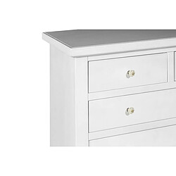 Avis EPIKASA Commode à Tiroirs Luisa, Blanc, Bois, 86x40x94 cm