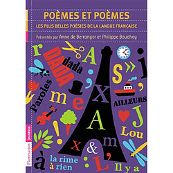 Poèmes et poèmes : les plus belles poésies de la langue française