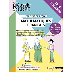 Mathématiques, français, épreuve de leçon : oral 2024 et 2025 - Occasion