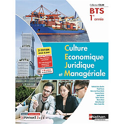 Culture économique, juridique et managériale BTS 1re année : i-manuel 2.0, livre + licence élève