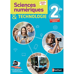 Sciences numériques & technologie 2de, enseignement commun : nouveau programme 2019
