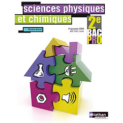 Sciences physiques et chimiques, 2e bac pro : programme 2009, bac pro 3 ans