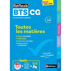 BTS CG comptabilité et gestion, 1re et 2e années : toutes les matières : examens 2025 et 2026 - Occasion