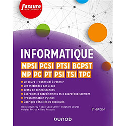 Informatique : MPSI, PCSI, PTSI, BCPST, MP, PC, PT, PSI, TSI, TPC - Occasion