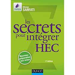 Les secrets pour intégrer HEC - Occasion