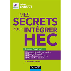 Mes secrets pour intégrer HEC - Occasion