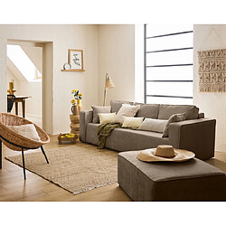 Bestmobilier Topaze - Canapé 3 places convertible - Beige