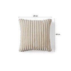 Acheter Lisa Design Sierra coussin fausse fourrure 60x60 cm