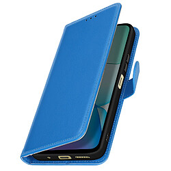 Avizar Étui Xiaomi Redmi 13 - Portefeuille Bleu clair