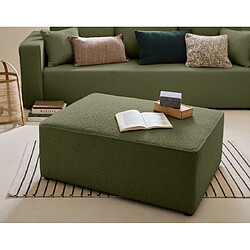 Bestmobilier Pouf Topaze - Vert