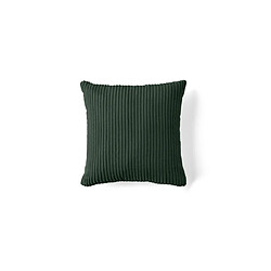 Lisa design Selma - 40x40 cm - Vert - Coussin déco - Velours côtelé - Déhoussable - 40 x 40 cm