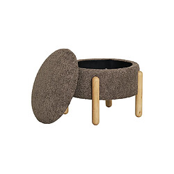 Avis Lisa design pouf Rosie - Marron