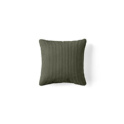 Lisa Design Pivoine Coussin - Velours côtelé - Vert