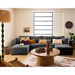Bestmobilier canapé panoramique Topaze - Gris