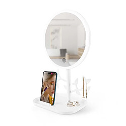 Yoghi miroir de salle de bain lumineux - Blanc