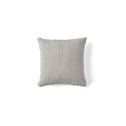 Lisa design Selma - 40 x 40 cm - Beige - Coussin déco en velours cotelé - 40x40 cm - Déhoussable