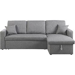 Acheter Habitat Et Jardin Canapé d'angle convertible/ réversible avec coffre Alain II - 3 places - Gris clair