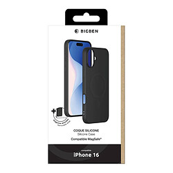 BigBen Coque iPhone 16 MagSafe - Noir pas cher