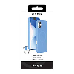 BigBen Coque Protection iPhone 16 MagSafe Bleu