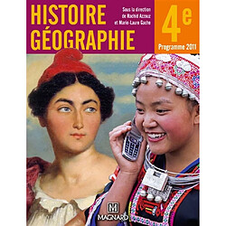 Histoire géographie 4e : programmes 2011
