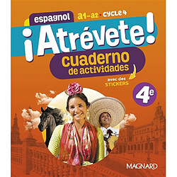 Atrévete ! espagnol 4e, A1-A2, cycle 4 : cuaderno de actividades