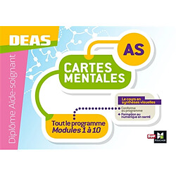 DEAS, tout le programme : cartes mentales : diplôme aide-soignant