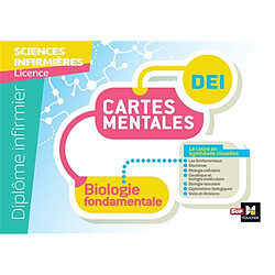 Biologie fondamentale UE 2.1 : cartes mentales : diplôme infirmier, IFSI, licence - Occasion