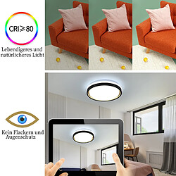 Avis ZMH LED Ceiling Light Living Room Ø30CM Dimmable Remote Control Modern Ceiling Light Corridor