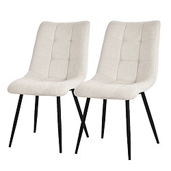 ML-Design Lot de 2 chaises de salle à manger