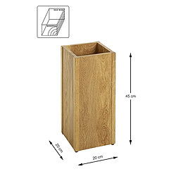 Pegane Porte-parapluies chêne