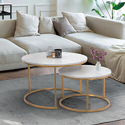 Idmarket MARKET Lot 2 Tables Bassines ALASKA Rondes