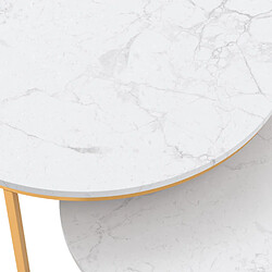 Idmarket MARKET Lot 2 Tables Bassines ALASKA Rondes pas cher