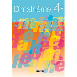 Dimathème 4e : programme 2007