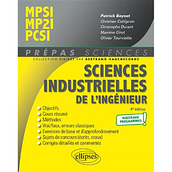 Sciences industrielles de l'ingénieur MPSI, MP2I, PCSI : nouveaux programmes