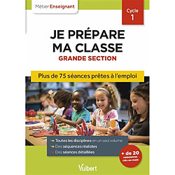 Je prépare ma classe, grande section, cycle 1 : plus de 75 séances prêtes à l'emploi - Occasion